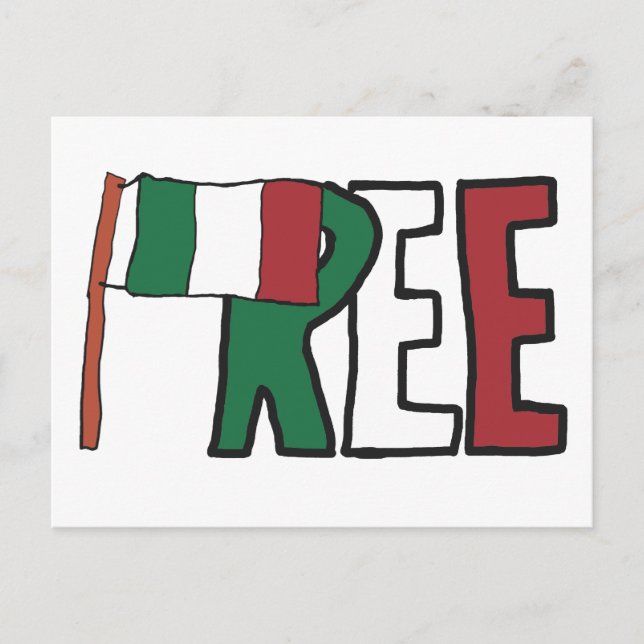 Carte Postale Italie libre (Devant)