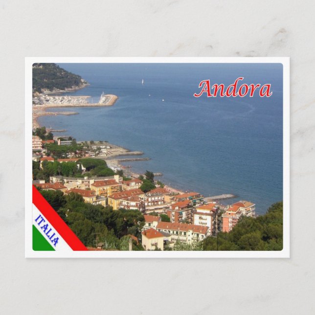 Carte Postale Italie - Ligurie - Andorre - (Devant)