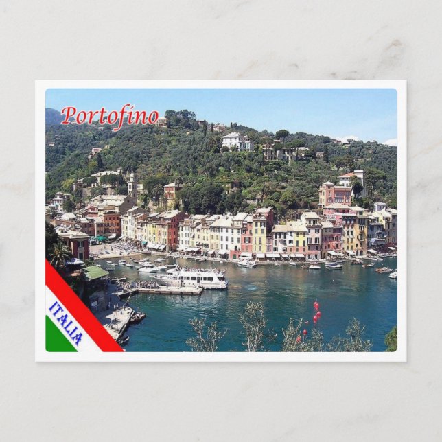Carte Postale Italie - Ligurie - Portofino - (Devant)