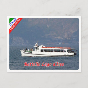 Carte Postale Italie - Lombardie - Lac Iseo - Bateau -