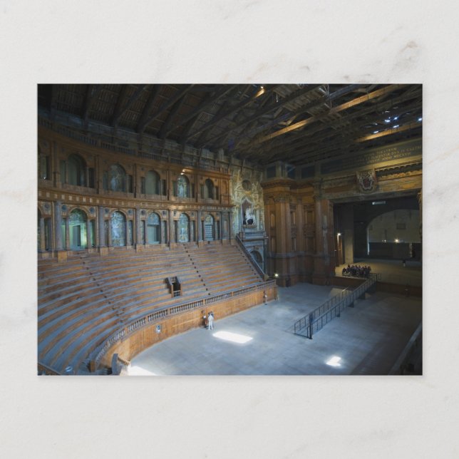 Carte Postale Italie, Parme, Teatro Farnese (Devant)
