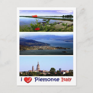 Carte Postale Italie - Piémont - I Love -