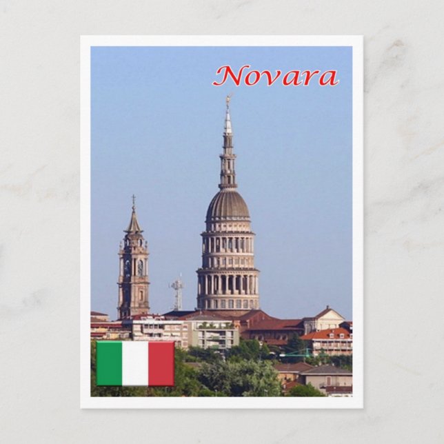 Carte Postale Italie - Piémont - Novara - (Devant)