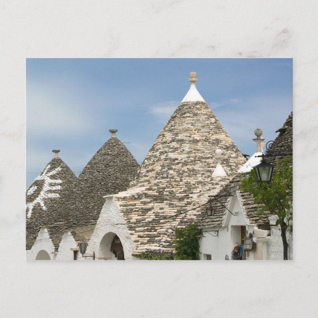 Carte Postale Italie, Pouilles, Alberobello, Terra dei Trulli, (Devant)