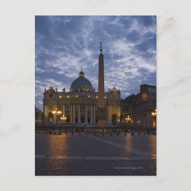 Carte Postale Italie, Rome, Cité du Vatican, Basilique Saint-Pie (Devant)
