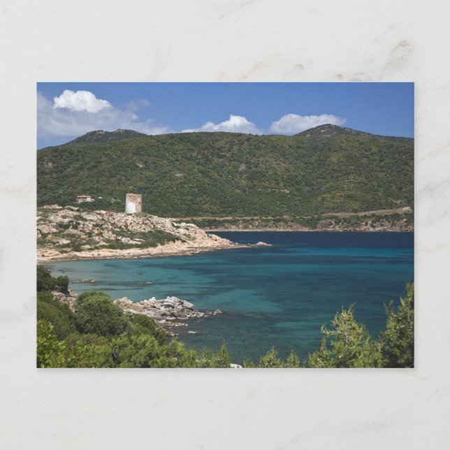 Carte Postale Italie, Sardaigne, Teulada. Tour espagnole. (Devant)