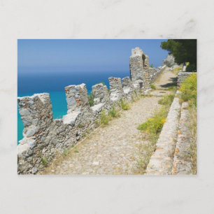 Carte Postale Italie, Sicile, Cefalu, Promenade le long de la fa