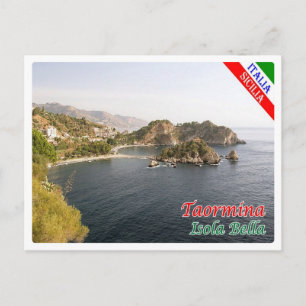 Carte Postale Italie - Sicile - Taormina - Isola Bella -