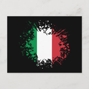 Carte Postale Italie Souvenir Landmark, Italie Drapeau Voyage