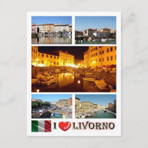 Carte Postale Italie - Toscane - Livorno - Mosaïque -