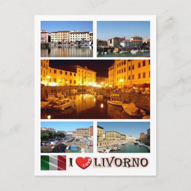Carte Postale Italie - Toscane - Livorno - Mosaïque - (Devant)