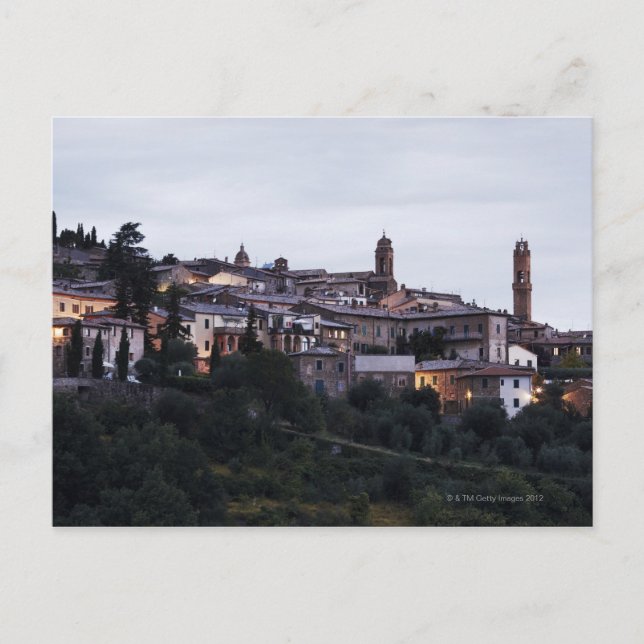 Carte Postale Italie, Toscane, Montalcino (Devant)