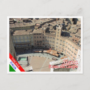 Carte Postale Italie - Toscane - Sienne - Piazza del Campo -