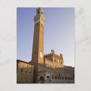 Carte Postale Italie, Toscane, Sienne. Torre del Mangia sur