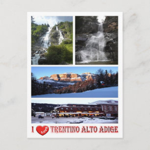 Carte Postale Italie - Trentin Alto Adige Südtirol - I Love -