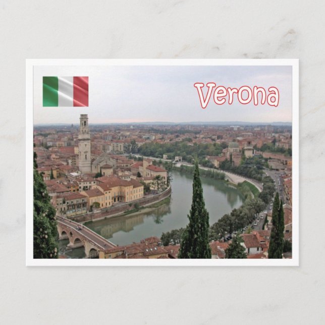 Carte Postale Italie - Vénétie - Vérone - (Devant)