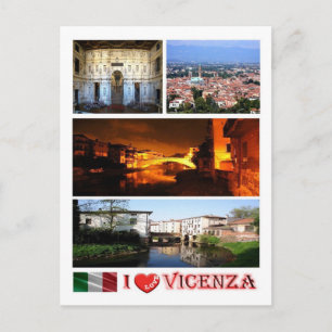 Carte Postale Italie - Vénétie - Vicence - I Love -