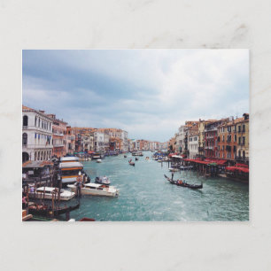 Carte Postale Italie vintage Canal de Venise Photo