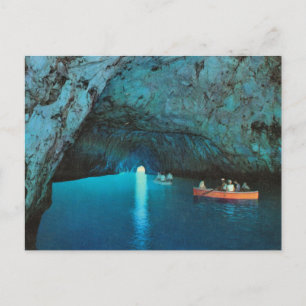 Carte Postale Italie vintage, Capri, Grotte bleue