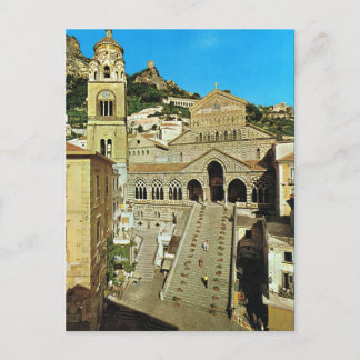 Carte Postale Italie vintage, Cathédrale d'Amalfi