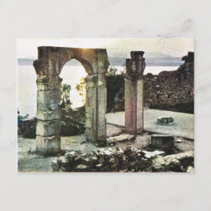 Carte Postale Italie vintage,     Sirmione, Garda, ruines romain