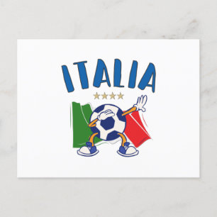 Carte Postale Italy Dabbing Soccer