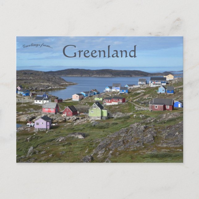 Carte Postale Itilleq on the Davis Strait Greenland (Devant)