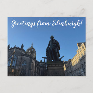 Carte Postale ITINÉRAIRES : Salutations d'Édimbourg !