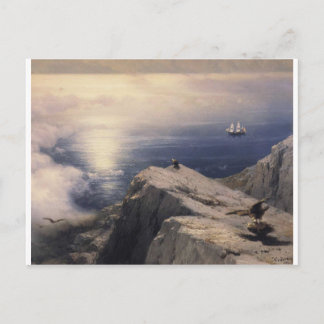 Carte Postale Ivan Aivazovsky bateau vintage peinture ancienne