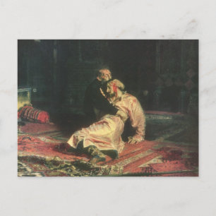 Carte Postale Ivan Le Terrible Et Son Fils
