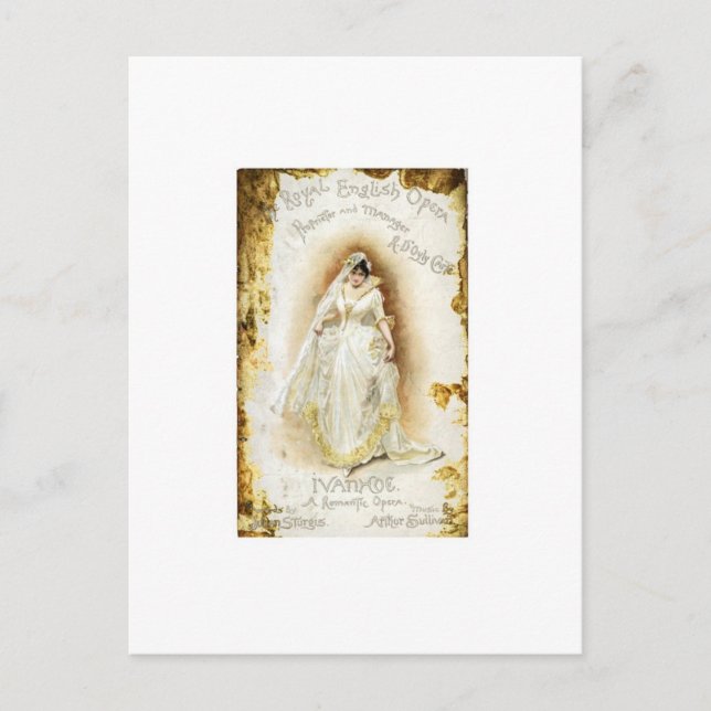 Carte Postale Ivanhoé de l'opéra royal anglais (Devant)