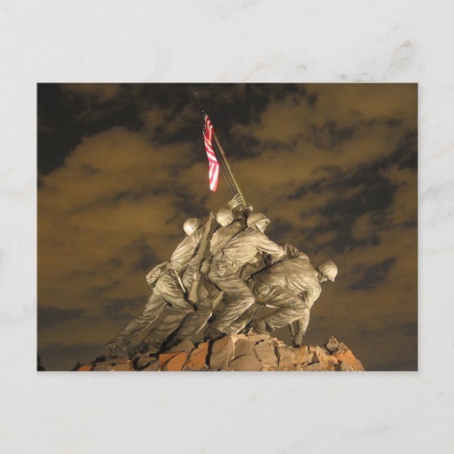Carte Postale Iwo Jima Memorial Arlington VA (Devant)