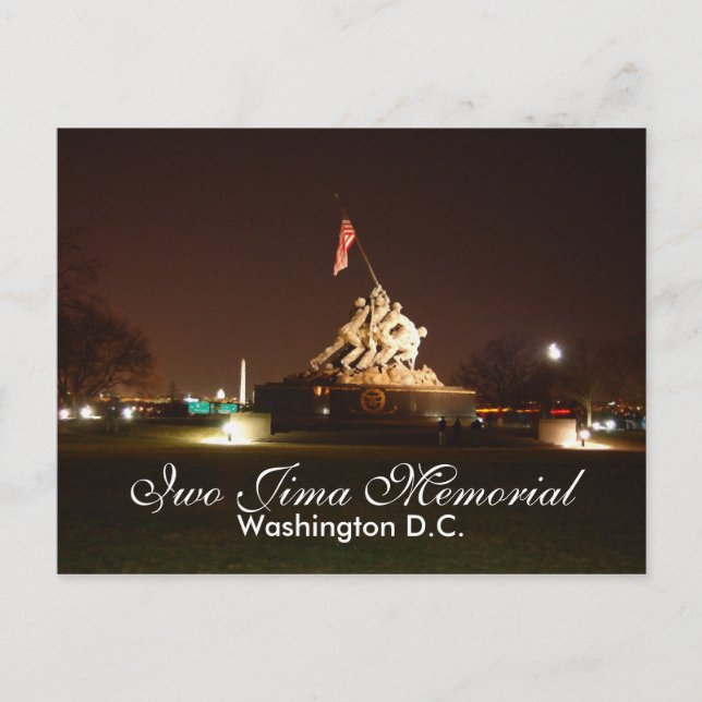 Carte Postale Iwo Jima Memorial, Washington D.C. (Devant)