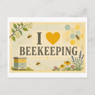 Carte Postale "J'[Aime] L'apiculture"