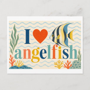 Carte Postale "J'[Aime] Poisson Ange"