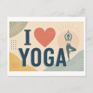 Carte Postale "J'[Aime] Yoga"