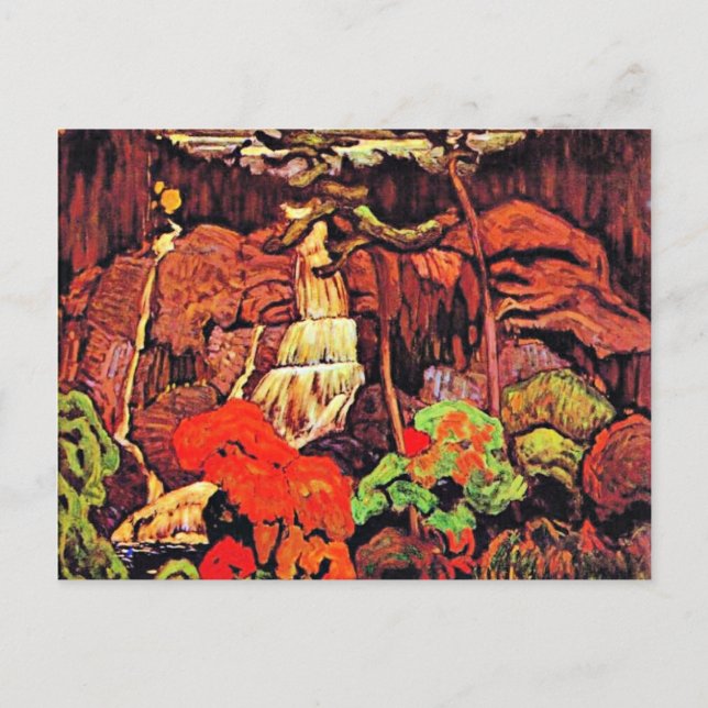 Carte Postale J.E.H. MacDonald - Algoma Waterfall, (Devant)