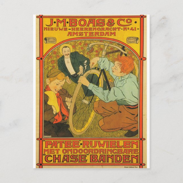 Carte Postale J.M Boas & Co. Bicycles (Devant)