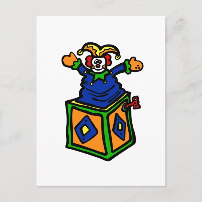 Carte Postale Jack dans la boîte (Devant)