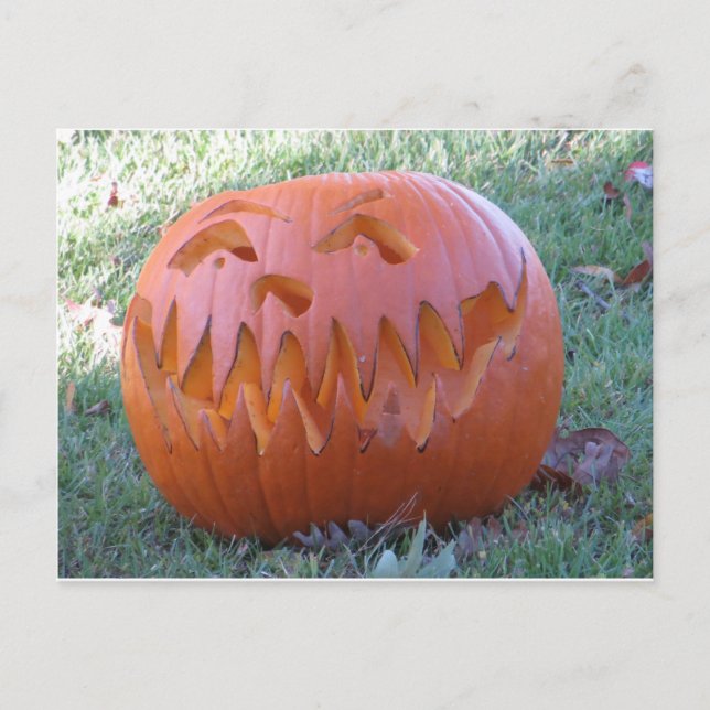 Carte Postale Jack-o'-lantern (Devant)