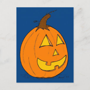 Carte postale Jack o' Lantern Blue