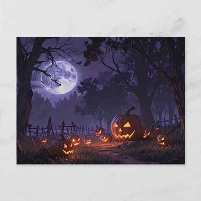 Carte postale Jack O' Lanterns Halloween (Devant)