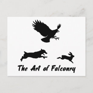 Carte Postale Jack Russel et Falconry