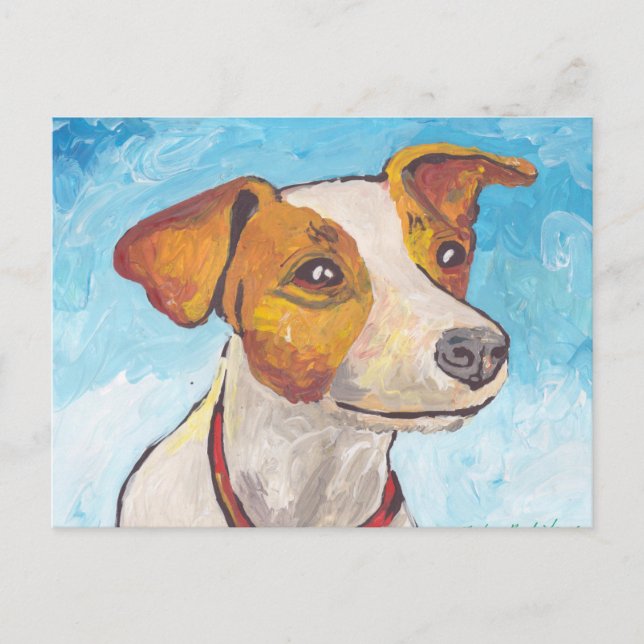 Carte Postale Jack Russell Terrier (Devant)