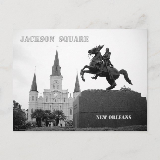 Carte Postale Jackson Carré, Nouvelle-Orléans (Devant)