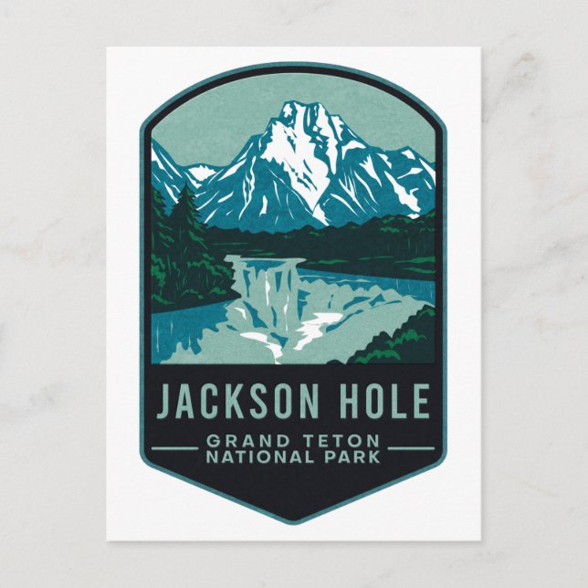 Carte Postale Jackson Hole Grand Teton National Park (Devant)