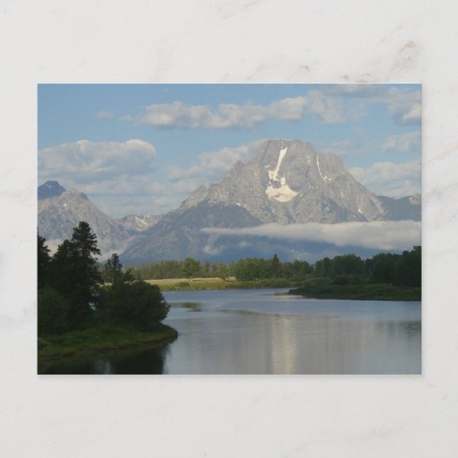 Carte Postale Jackson Hole River au parc national de Grand Teton (Devant)