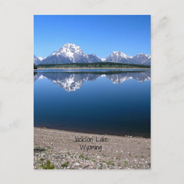 Carte Postale Jackson Lake, Wyoming (Devant)