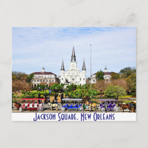 Carte Postale Jackson Square à La Nouvelle-Orléans, Louisiane