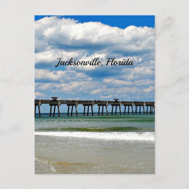 Carte Postale Jacksonville, Florida Pier (Devant)